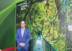 Alexander Román with Essential Costa Rica, an organization promoting Costa Rica.
